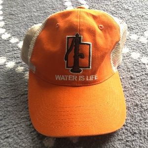 💗Water is Life Adjustable Orange Baseball Hat